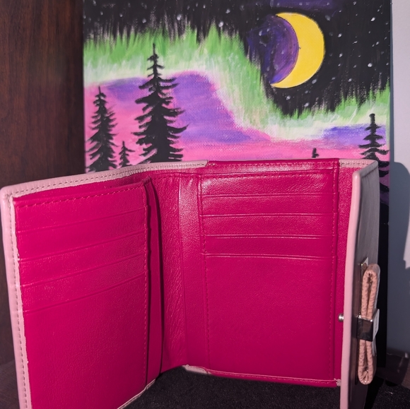 Furla Blush and Hot Pink Wallet - Picture 5 of 7